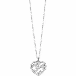 Collana Guess UBN61092 Donna Silver Guess Misura 45 Bigiotteria Nuovo - Foto 1 di 1