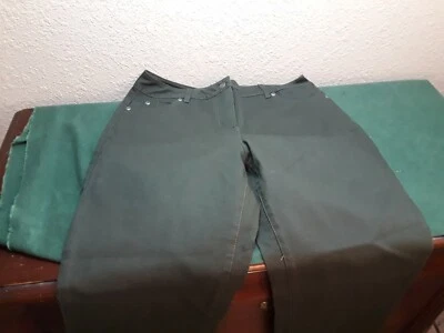 Pantalones de mezclilla AppleSeeds Petites lavado medio pierna recta mujer talla 10P verde, NUEVO Foto 1 de 4