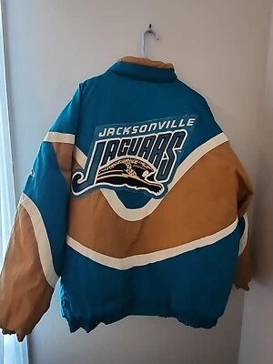 Vintage Banned Logo Jaguar Puffer Jacket XL - Image 1 of 4