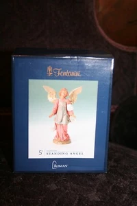 FONTANINI Italy 5" Collection STANDING ANGEL Nativity Village Figure  - Picture 1 of 8