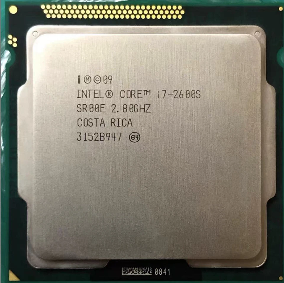 Intel Core SR00E I7-2600s Core i7 LGA 1155 2.8GHz socket CPU processor - Image 1 of 1
