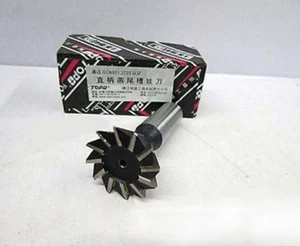 New 1pc  25mm X 60 Degree HSS Straight shank Dovetail Cutter End Mill Bit - Picture 1 of 3