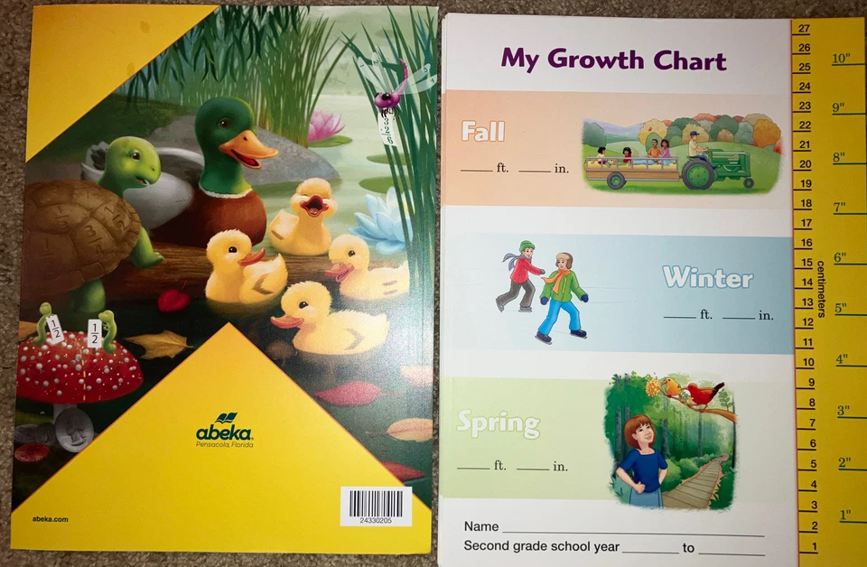 New A Beka 2nd Grade “My Growth Chart” - Image 1 of 1