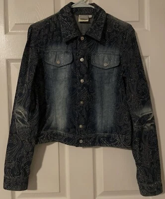 Jaqueta jeans Versace Jeans Couture sequência leve - Imagem 1 de 4