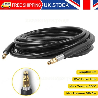 10M Spare Pressure Washer Hose Replacement For Karcher K2 K3 K4 K5 Water Parts - Image 1 of 4