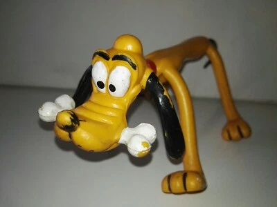 Vintage PVC/Rubber figure Pluto (Flexible)Disney 1985, Comics Spain, Very Rare - Imagen 1 de 4