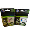 Hp Officejjet 933Xl Ink Cartridge Lot Of 2 Magenta And Cyan Expired April 2016