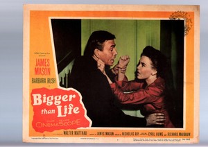 BIGGER THAN LIFE-BARBARA RUSH-VIOLENT-1956-LOBBY CARD FN