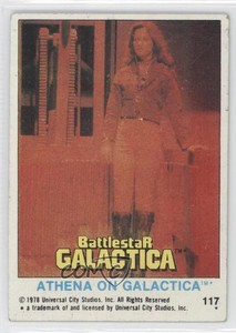 1978 Topps Battlestar Galactica Athena on Galactica #117 0a1