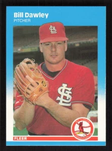 1987 Fleer Update #U-23 Bill Dawley St. Louis Cardinals - Picture 1 of 2