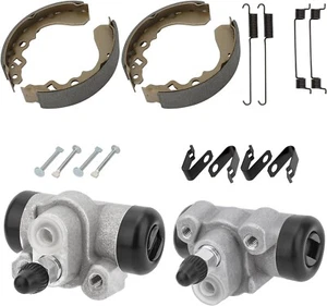 MATI Front Brake Wheel Cylinders Shoes Springs Pins for Suzuki QuadRunner - Bild 1 von 5