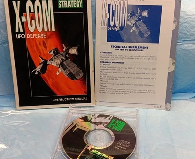X-COM: UFO Defense (CD-ROM) (PC, 1994) Video Game Strategy Micro Prose ( no box) - Image 1 of 4
