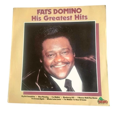 Fats Domino His Greatest Hits Vintage Vinyl Record VG++ - Image 1 of 4