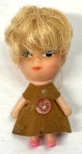 Vintage 1960s Liddle Kiddle Clone Mini Doll Charm - Picture 1 of 5