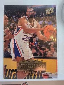 1995-96 Fleer Ultra - Jeff Malone #134 Philadelphia 76ers  - Bild 1 von 5