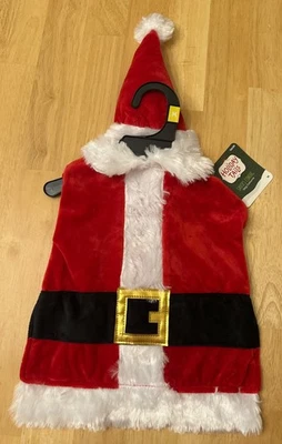 Holiday Tails Santa's Coming Dog Costume, M - Image 1 of 4