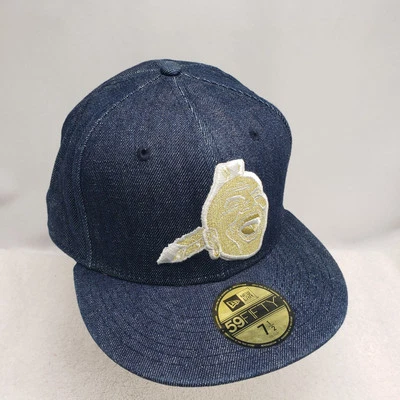 Бейсболка Atlanta Braves MLB New Era 59Fifty джинсовая Chief Cooper размер 7 1/2 - Изображение 1 из 4