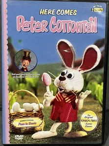 Vintage Easter Bunny Rabbit Egg Hunt Here Comes Peter Cottontail Holiday DVD - Picture 1 of 8