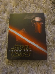 STAR WARS THE FORCE AWAKENS Best Buy Steelbook Case (Blu-ray+DVD 3-Disc Set)  - Picture 1 of 4