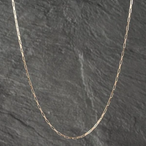 Second Hand 9ct Yellow Gold 21 Inch Paper Link Chain 41021506 - Picture 1 of 2