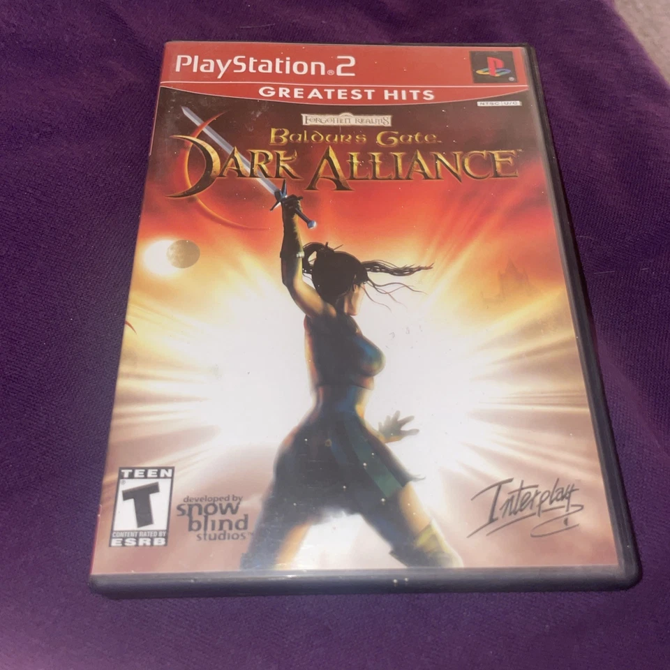 Baldur's Gate: Dark Alliance (PlayStation 2, 2005) Completo Foto 1 de 2