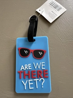 OLD EAST MAIN CO Luggage Tags Travel Suitcase Bag Tag Name,Address”Are We There Yet” Set 2