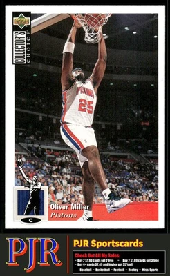 Oliver Miller 1994-95 Collector's Choice #293 Detroit Pistons - Image 1 of 2