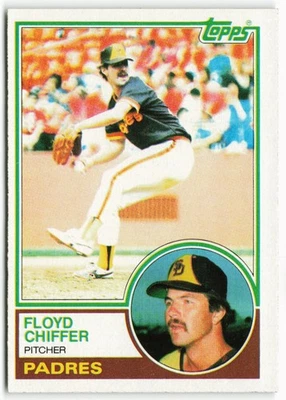 1983 Floyd Chiffer Topps Rookie - San Diego Padres - Image 1 of 2