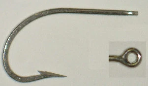 Mustad 7731DT9/02 7731D # 9/0 2Ct KnifeEdge Point Sea Demon Hook - Image 1 of 2