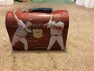 New Philadelphia Phillies Aluminum Collectors Lunch Box New - Image 1 of 2
