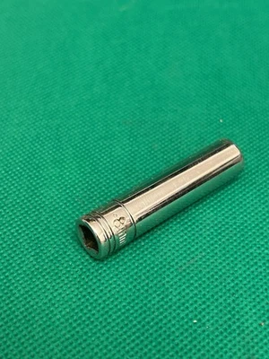 SK Hand Tools 41704 1/4" Dr. 8mm 6pt Deep Metric Chrome Socket - Image 1 of 2