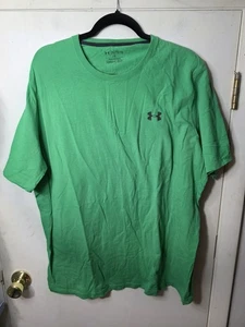 Under Armour Green Men's 2XL Loose Heatgear T-Shirt Short Sleeve - Picture 1 of 9
