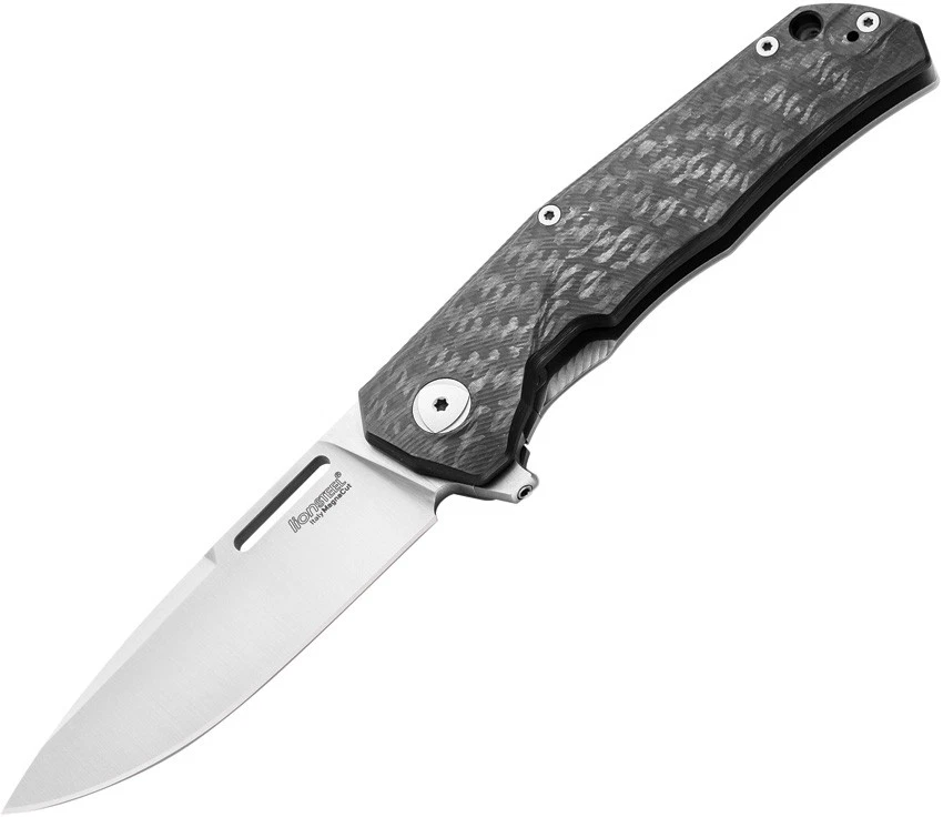 LionSTEEL Q4ttro Carbon Fiber & Gray Titanium Folding MagnaCut Knife Q4CF - Image 1 of 1