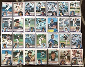 1983 Topps California Angels Partial Team Set With Traded 28 Total Cards NM-MINT - Picture 1 of 1