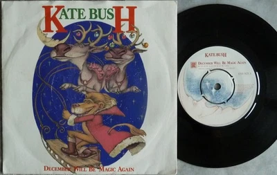 RARE DEMO~EX+   KATE BUSH~DECEMBER WILL BE MAGIC AGAIN~1980 EMI UK 45~ROCK XMAS - Image 1 of 2