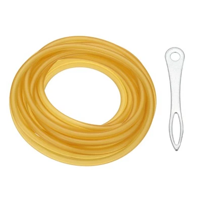 Latex Rubber Tubing, 1/8"(3mm) ID 5/16"(8mm) OD, Plain Color 3080 Foto 1 de 4