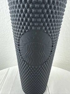Starbucks Matte Diamond Black Studded Tumbler Tasse 24oz Authentic - Bild 1 von 4