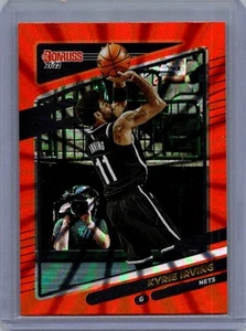 Tarjeta Donruss #179 Kyrie Irving 2021-22 holográfica láser naranja paralelo - Imagen 1 de 2