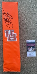CONNER WEIGMAN Houston SIGNED End Zone Pylon JSA COA COUGARS Football - Picture 1 of 2