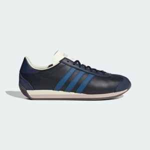 Adidas Originals Country OG En Negro Y Azul Talla UK 6 - Imagen 1 de 8