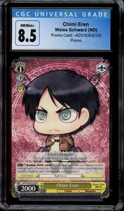 Weiss Schwarz Attack On Titan Chimi Eren AOT/S35-E103 PR CGC 8.5 NM/M+ - Picture 1 of 2