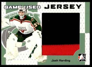 2006-07 In The Game Heroes and Prospects Jerseys Josh Harding #GUJ-15 R32