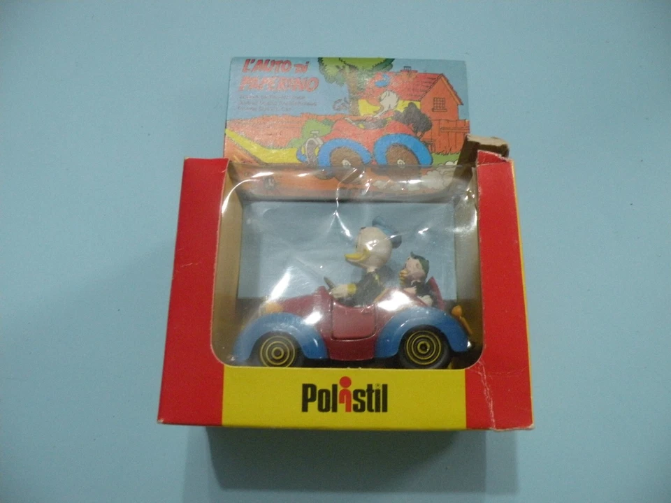 POLITOYS DISNEY AUTO PAPERINO (COD. 554) 2^ SERIE BUONO CON BOX - Immagine 1 di 1