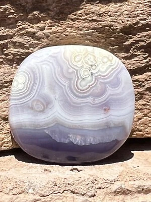 Luna Ágata Cabujón Púrpura Gel México Foto 1 de 4