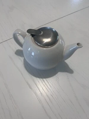 Tetera blanca internacional certificada 17 OZ utensilios de cocina utensilios para el hogar cerámica Foto 1 de 4