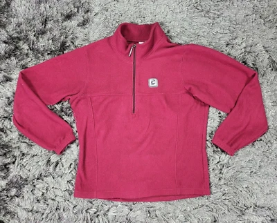 Suéter de Vellón Cannondale Niños Rojo Medio Ciclismo Bicicleta Exterior 1/4 Cremallera Pullover Foto 1 de 4