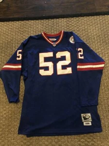 Maglietta 1986 New York Giants PEPPER JOHNSON 52 Mitchell & Ness - Foto 1 di 6