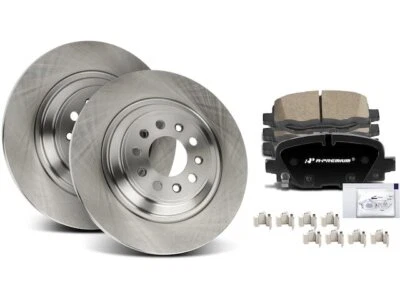 Kit de pastillas de freno y rotor trasero para Jeep Cherokee 2014-2021 APR 61557MNFY 2016 2015 Foto 1 de 2