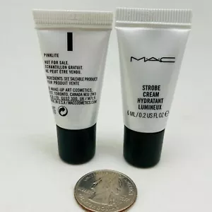Mac Strobe Cream Hydratant Lumineux ~ Pinklite ~ 6 ml / 0.2oz (lot of 2) NEW - Picture 1 of 3