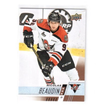 2017-18 CHL Hockey Base Card 112 Nicolas Beaudin Drummondville Voltigeurs QMJHL